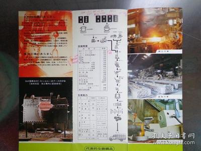 工業傳承與創新 1970年大同特殊鋼工廠全景及產品展示折頁探析